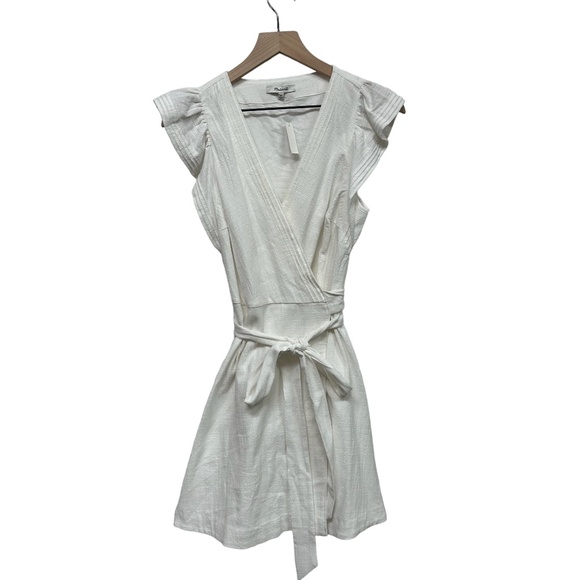 Madewell Dresses & Skirts - NWT, Madewell White Dress, Size Medium Petite